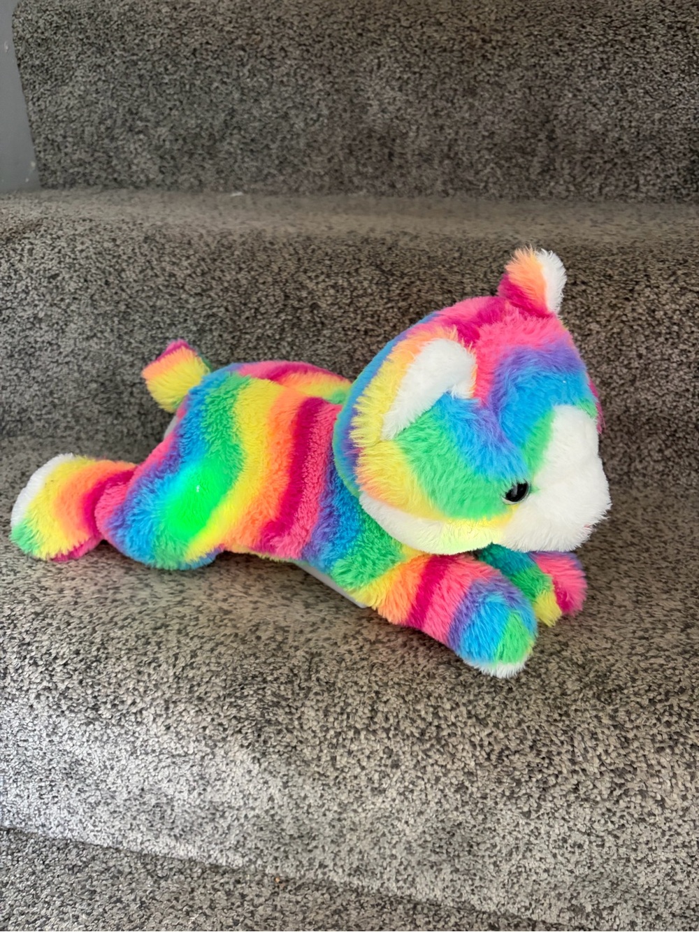 Plush Rainbow Light Up Cat